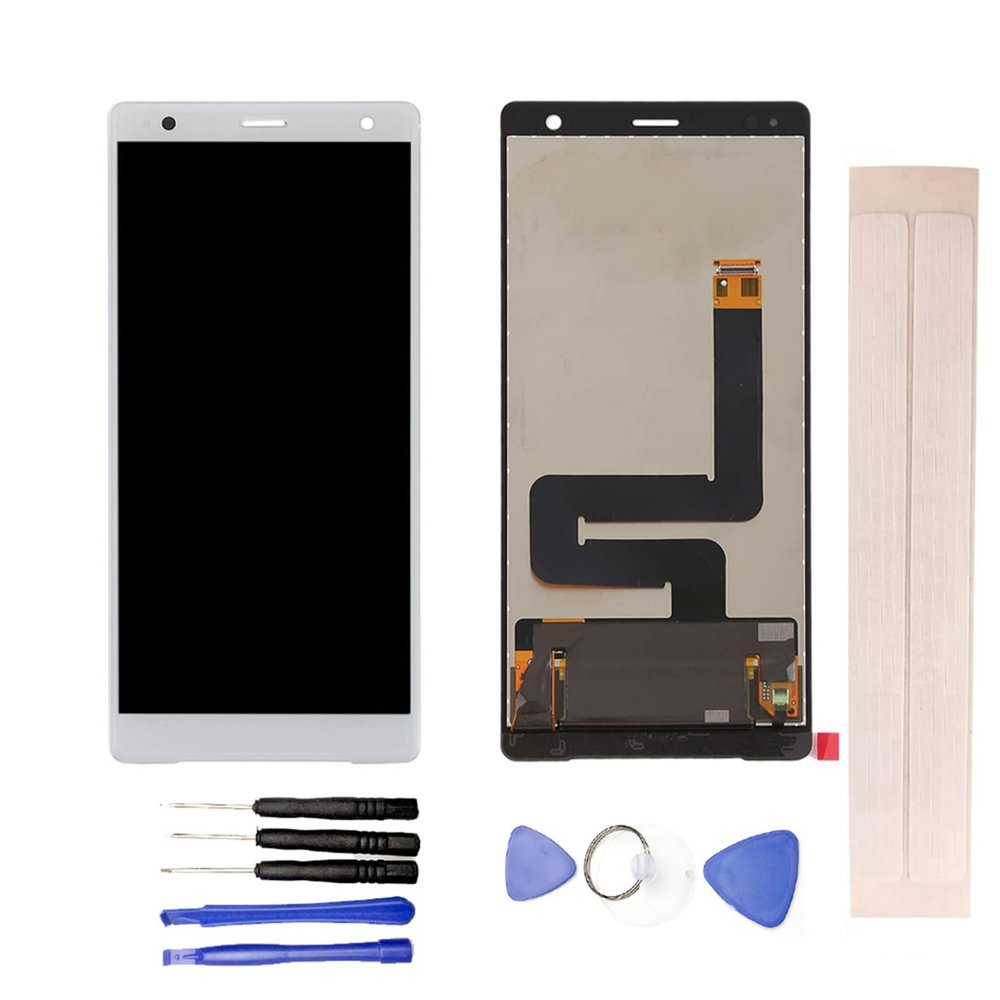JayTong LCD Display & Replacement Touch Screen Digitizer Assembly with Free Tools for Xpe-ria XZ2 H8296 H8216 H8266 White