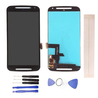 JayTong LCD Display & Replacement Touch Screen Digitizer Assembly with Free Tools for Mo-torola Mo-to G2 Gen 2nd XT1063 XT1068 Black