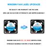 WINSINN 40mm 12V Fan - Hydraulic Bearing 8000 RPM 4020 Cooling Fan Replacement for 3D Printer/PC Cooling/Automotive, 30cm Cable with XH2.54-2PIN, Brushless 40x20mm (4Pcs) view 3