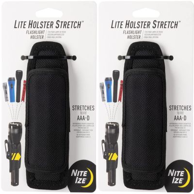 Nite Ize Lite Holster Stretch Flashlight Holster (2-Pack)