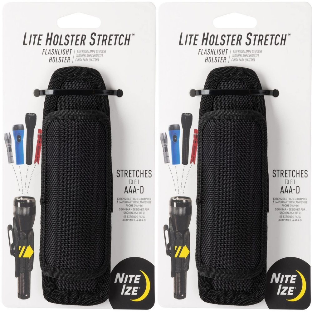 Nite Ize Lite Holster Stretch Flashlight Holster (2-Pack)