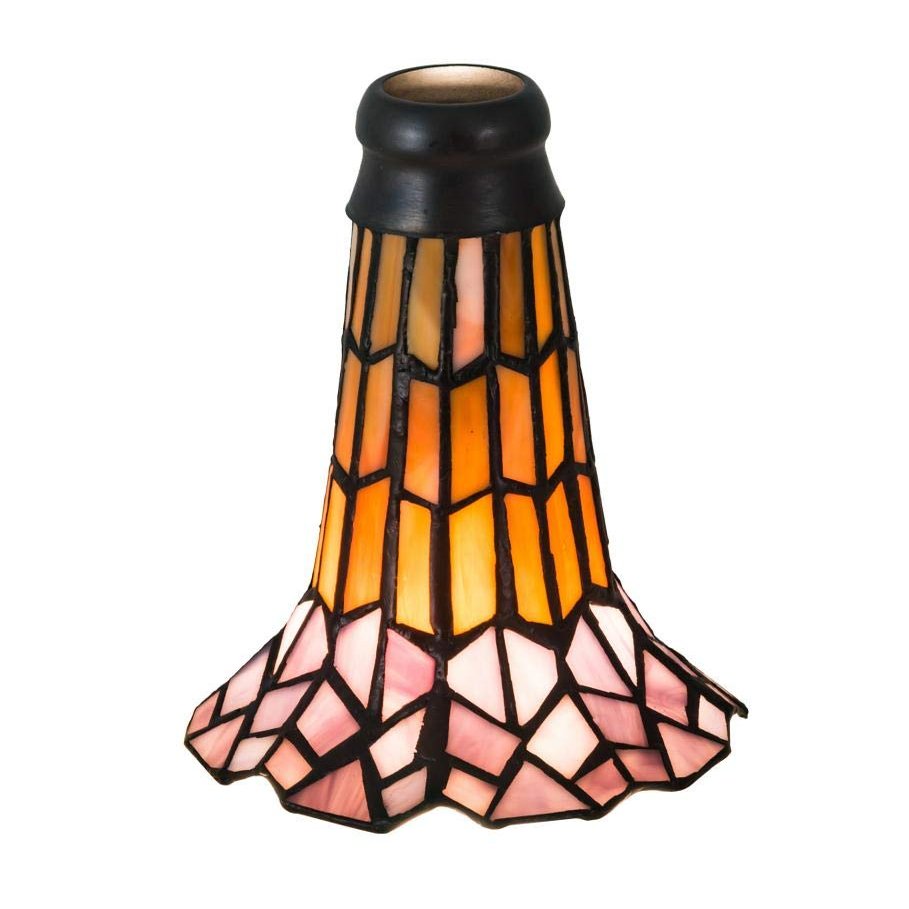 Meyda Tiffany 16650 Mica Shade from Tiffany Pond Lily Collection in Cafe-Noir Finish, 4.50 inches