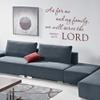 As for Me and My House We Will Serve Lord Wall Decal-Vinyl Religious Art view 2
