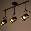 Ladiqi 3 Light Industrial Hanging Pendant Light Modern Black LED Spotlight Island Lighting Fixture for Kitchen Living Room Dining Room view 1