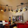 Ladiqi 3 Light Industrial Hanging Pendant Light Modern Black LED Spotlight Island Lighting Fixture for Kitchen Living Room Dining Room view 4