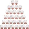 Outus 32 Pack Silicone Chair Leg Floor Protectors for Hardwood Floors, Chair Leg Covers Silicone Floor Protector Round Furniture Table Feet Covers, Fit for Legs Diameter of 0.99-1.14 Inch view 1