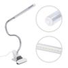 FILFEEL LED Desk Clip Lamp, USB Interface & Flexible Metal Hose for Nail Table Manicure Makeup Bed Reading view 1