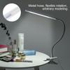 FILFEEL LED Desk Clip Lamp, USB Interface & Flexible Metal Hose for Nail Table Manicure Makeup Bed Reading view 3