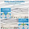 Sunco 6 Pack LED Shop Lights 4ft, Wraparound Fixtures, 40W=300W, Linkable view 3