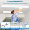 Sunco 6 Pack LED Shop Lights 4ft, Wraparound Fixtures, 40W=300W, Linkable view 4