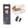 md0410 Replacement Compatible with Samsung Galaxy Note 8 Phone Model N950 - Orchid Grey Gray Back Glass with Rear Camera Flash Lens Metal Frame Cover and Opening/Repair Tool view 1
