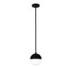 Dainolite Ltd DAINDAY-71P-MB Transitional One Pendant Close-to-Ceiling-Light-fixtures, Black view 1