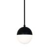 Dainolite Ltd DAINDAY-71P-MB Transitional One Pendant Close-to-Ceiling-Light-fixtures, Black view 4