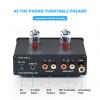 Fosi Audio Box X4 Phono Preamp with Vacuum Tubes for MM Turntable Phonograph Record Player with Volume Bass Treble Control view 4