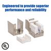 Beszin Cat.5E RJ45 110 Type Shielded Keystone Jack (50-Pack) view 2