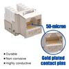 Beszin Cat.5E RJ45 110 Type Shielded Keystone Jack (50-Pack) view 3