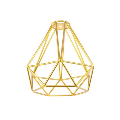VORCOOL Light Racks Bridcage Design Clip On Lamp Shades Vintage Chandelier Lamp Shades for Hotel Restaurant Home(Gold)
