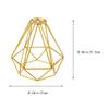 VORCOOL Light Racks Bridcage Design Clip On Lamp Shades Vintage Chandelier Lamp Shades for Hotel Restaurant Home(Gold) view 3