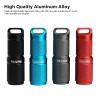 MecArmy X4S 130 Lumen Aluminum Super Micro-Sized Keychain EDC Flashlight with Micro USB Charging, Handheld Rechargeable Everyday Carry Car Keychain Light, Outdoor Camping Waterproof Torch (Red) view 2