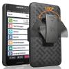 Holster Combo for Jitterbug Smart 2 Phone Case with Belt Clip - Black view 3