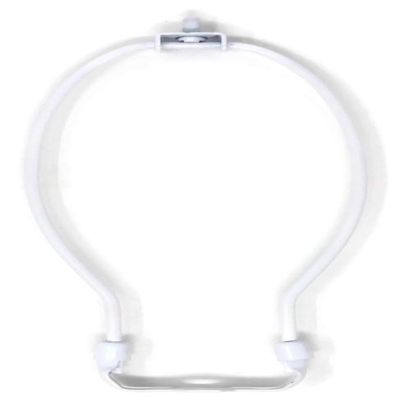Urbanest 6.5" Heavy Duty Harp Fitter For Lamp Shades with Saddle, White