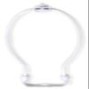 Urbanest 6.5" Heavy Duty Harp Fitter For Lamp Shades with Saddle, White view 1