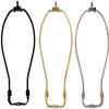 Urbanest 6.5" Heavy Duty Harp Fitter For Lamp Shades with Saddle, White view 4