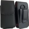 Vertical Leather Case with Magnetic Closure with Belt Clip for Consumer Cellular Doro 7050 view 1