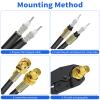 Superbat RG58 Coaxial Cable 50 Ohm Coax Cable 20 Feet (6.09 Meters) view 4