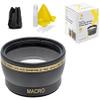 52mm 0.43x Wide Angle Lens for Panasonic DMC FZ330 FZ300 FZ200 FZ150 FZ100 FZ60 FZ48 FZ45 FZ40 view 1