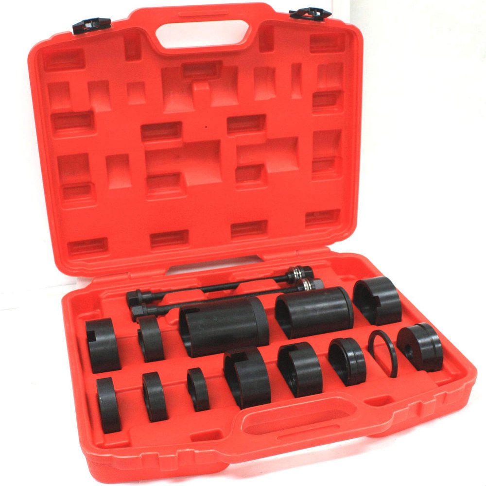 9TRADING 15pc Screw Pivot Bush Installer & Remover For Benz BMW Sub Frame Arm Bush Tools