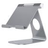 OMOTON T1 Adjustable Tablet Stand for Desk, Aluminum Holder for iPad Grey view 1