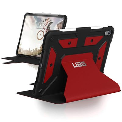 UAG Folio iPad Pro 11-inch (1st Gen, 2018) Case Metropolis [Magma] Feather-Light Rugged Military Drop Tested iPad Cover with Apple Pencil Holder