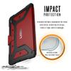 UAG Folio iPad Pro 11-inch (1st Gen, 2018) Case Metropolis [Magma] Feather-Light Rugged Military Drop Tested iPad Cover with Apple Pencil Holder view 2