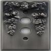 Classic Accents Decorative Antique Pewter One Gang Push Button Light Switch Wall Plate view 1
