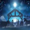 LFEEY 20x10ft Birth of Jesus Backdrop Christmas Night Manger Nativity Scene Silhouette Background Farm Barn Stable Christianity Photography Prop Studio Photo Booth Props view 1