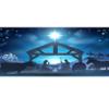 LFEEY 20x10ft Birth of Jesus Backdrop Christmas Night Manger Nativity Scene Silhouette Background Farm Barn Stable Christianity Photography Prop Studio Photo Booth Props view 4