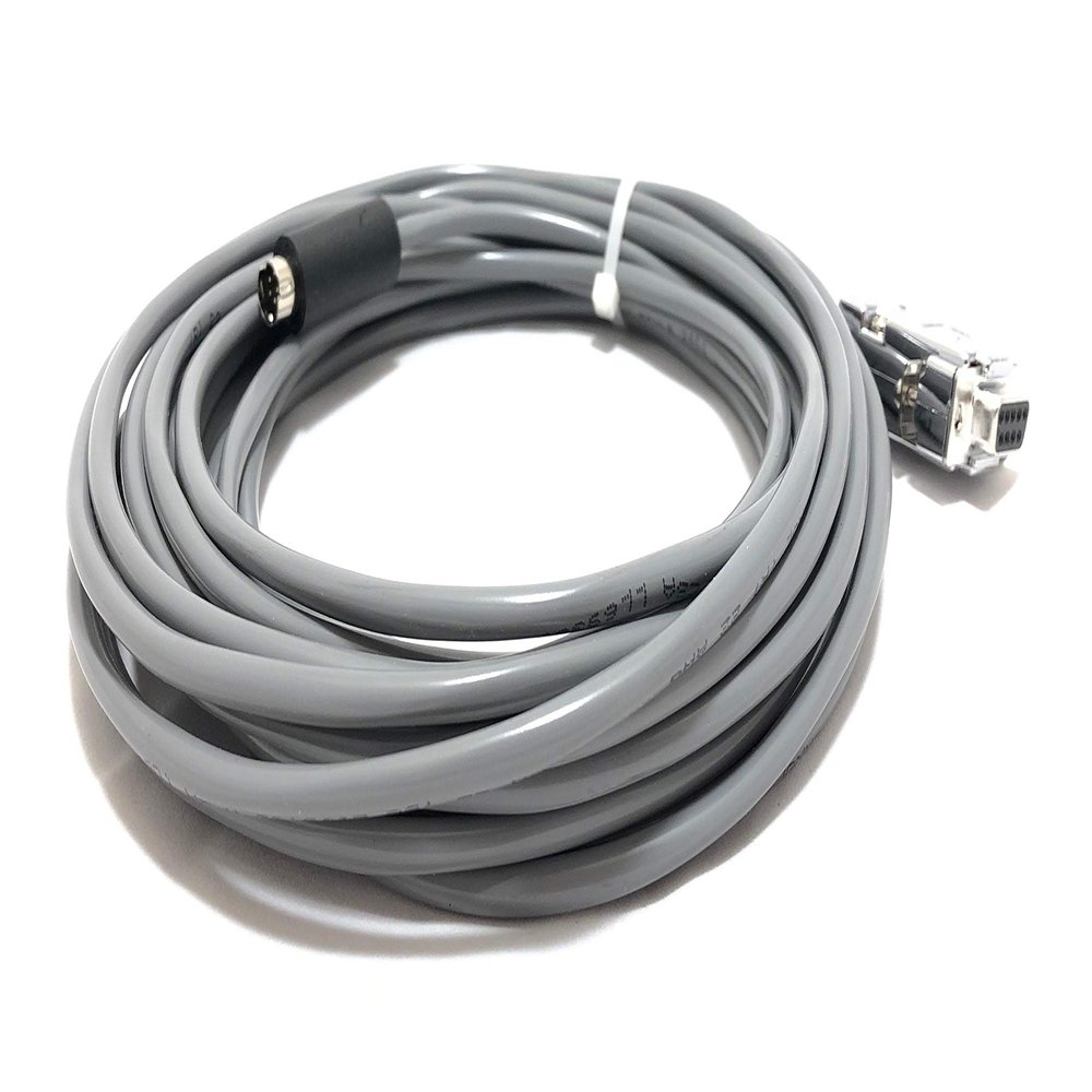 Go Electronic 50' EVI Control Cable VISCA RS232 Cable for Sony EVI/BRC/SRG Series Cameras (8 Pin Mini Din to 9 Pin D-Sub Serial Computer Connector) - Made in The USA