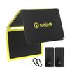 SunJack 25 Watt Foldable IP67 Waterproof ETFE Monocrystalline Solar Panel + 2X 10000mAh Power Banks with USB-A and USB-C for Cell Phones, Tablets and Portable for Backpacking, Camping, Hiking view 1