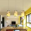ANYE Mediterranean Style 1-Light Light Fixtures with 15ft Plug-in UL On/Off Dimmer Switch Cord Crystal Glass Lampshade Ceiling Pendant Light for Kitchen Cabinet Dining Room Bulb Sold Separately view 4