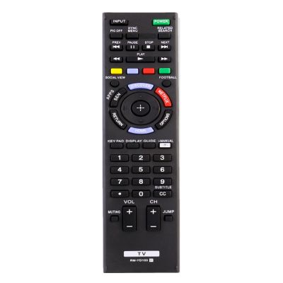 RM-YD103 Replaced Remote fit for Sony TV KDL-60W630B RM-YD102 RM-YD087 KDL-40W590B KDL-40W600B KDL-48W590B KDL-50W700B KDL-48W600B KDL-60W610B KDL-40W580B KDL-32W700B TV LED Smart HDTV