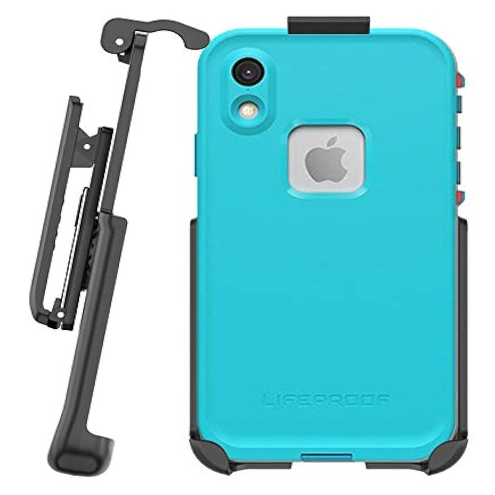 BELTRON Belt Clip Holster for LifeProof FRE Case - iPhone X, iPhone Xs (case not Included) - Features: Secure Fit, Quick Release Latch, Durable Rotating Belt Clip & Built-in Kickstand