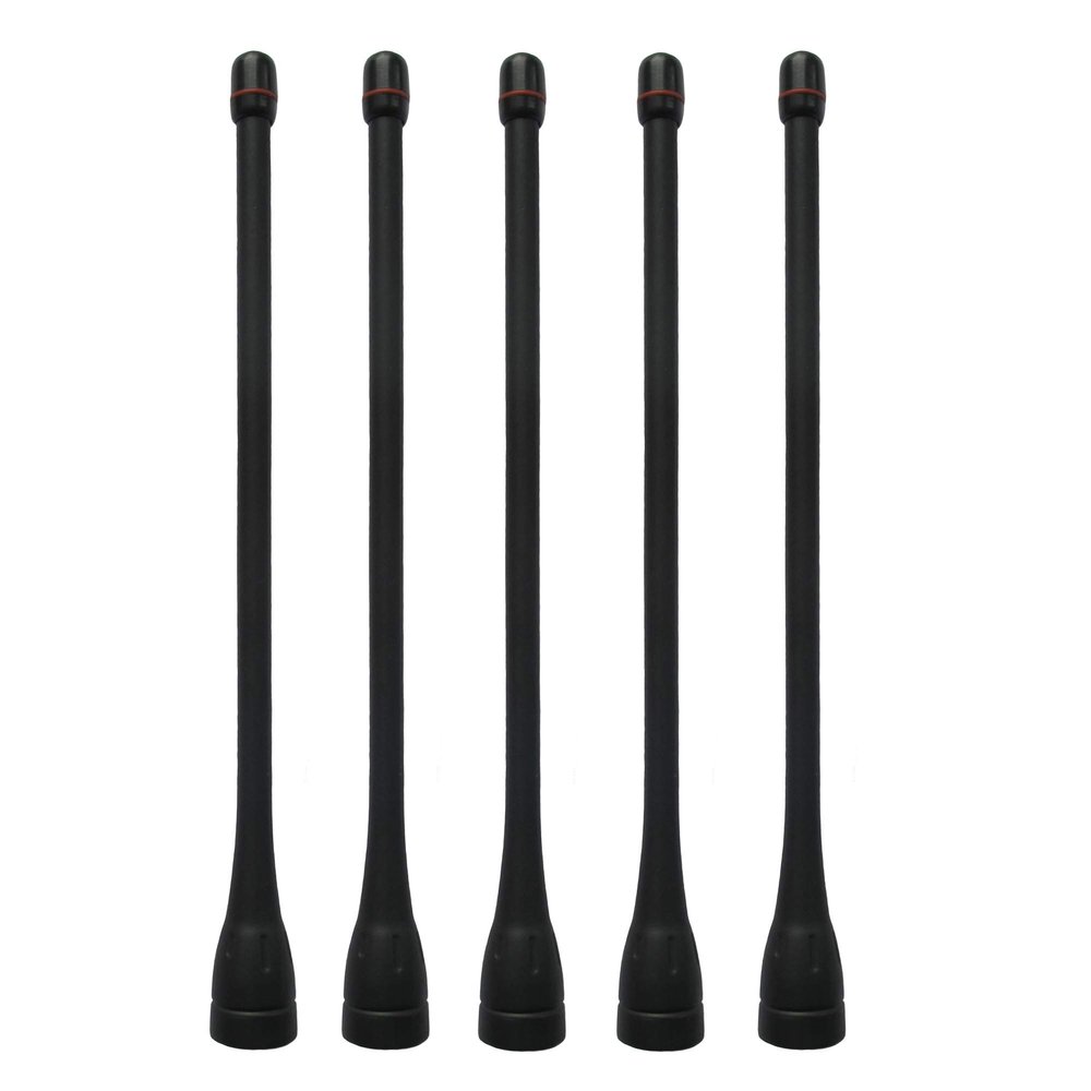 5 X UHF Whip Antenna for ICOM 2 Way Radio IC-F21 F21S F21BR F24 F80 IC-F4000 F4011 F4021 F4061 F4161 FA-SC57U