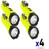 Nightstick XPP-5422GMX X-Series Intrinsically Safe Dual-Light Flashlight with Dual Magnets Green/Black (4 Pack) view 1
