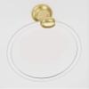 Alno A7340-PB Royale Acrylic 6 Inch Diameter Towel Ring view 1