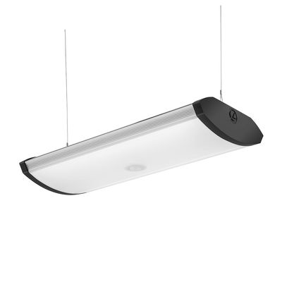 Lithonia Lighting 40K SGLL 24 80CRI 4000K PIR M4 Adjustable Indoor LED Garage Light with Integrated Motion Sensor, 5000 Lumens, 120 Volts, 80 Watts, Damp Listed, Silver