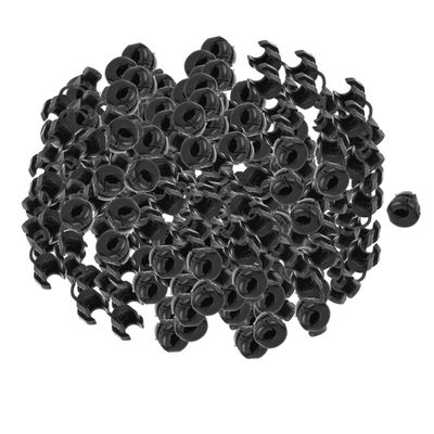 Aexit 200Pcs HDB-6P-4 Cord Management Round Cable Wire Strain Relief Bush Grommet Cable Sleeves 15mm Length