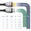 Zeskit Cinema Plus 4K 3ft High Speed with Ethernet 22.28Gbps HDMI 2.0b Cable, Compatible with Dolby Vision 4K 60Hz HDR ARC 4:4:4 HDCP 2.2 view 2