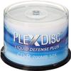 PlexDisc Water Resistant Glossy White Inkjet Printable CD-R 52x 700MB 80 Min, 50 Disc Spindle view 1