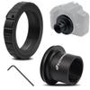 Astromania T2 T Ring and M42 T-Mount Telescope Camera Adapter, T-Ring for Nikon SLR/DSLR Camera with F-Bayonet & T Adapter 1.25 inches Astrophotography Telescope Accessory Fit for Astronomy Telescopes view 1